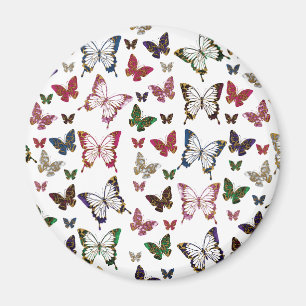 Aimant Beurre de marbre coloré mignon Motif de printemps