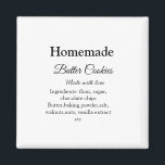 Aimant Beurre fait maison biscuits faits avec amour ajout<br><div class="desc">Conception</div>