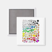 Aimant Bfdi Inanimer La folie Tous Les Caractères (Recto/Verso)