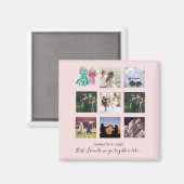Aimant BFF Photo Collage Jellyfish Octopus Cadeau personn (Recto/Verso)