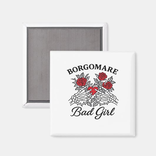 Aimant Bgm Bad Girl II Classic - Squelette Mains de coeur (Recto/Verso)