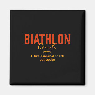 Aimant Biathlon Coach Définition Funny Biathlète Humour 2