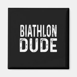 Aimant Biathlon Dude détendu Sprint Poursuit Relay Trac