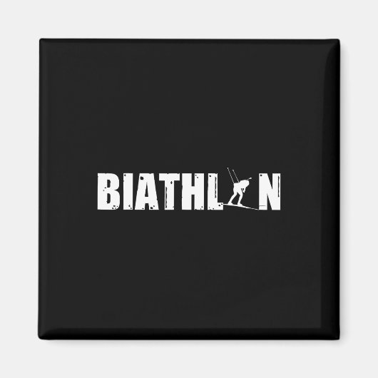 Aimant Biathlon Ski De Fond Biathlons (Devant)