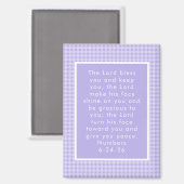 Aimant Bible chrétienne Verse Art (Recto/Verso)