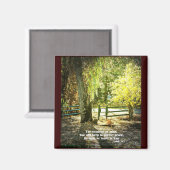 Aimant Bible chrétienne Verse Écriture Créationarts (Recto/Verso)