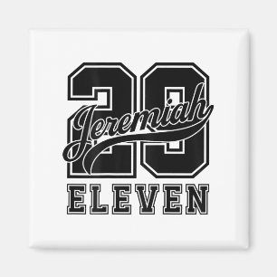 Aimant Bible Verse Jeremiah 29_11 Jersey Look Christian