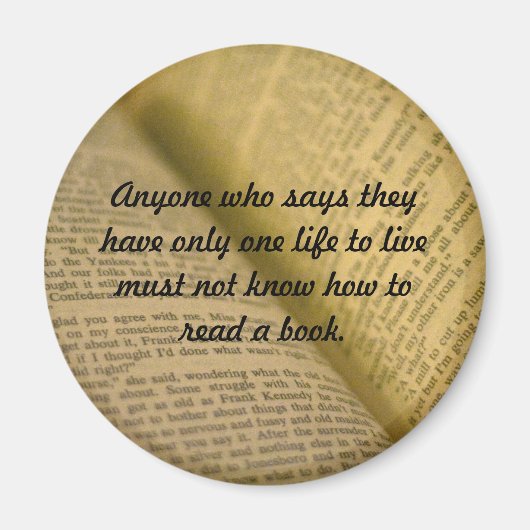 Aimant bibliophile (Devant)