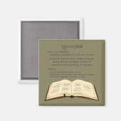 Aimant Bibliophile - Choisir la couleur (Recto/Verso)
