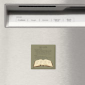 Aimant Bibliophile - Choisir la couleur (In Situ (Lave-vaisselle))