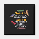 Aimant Bibliothécaire (Devant)