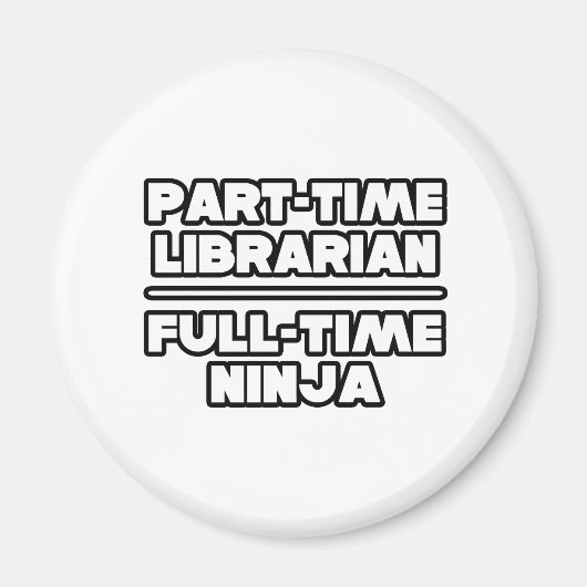 Aimant Bibliothécaire...Ninja (Devant)