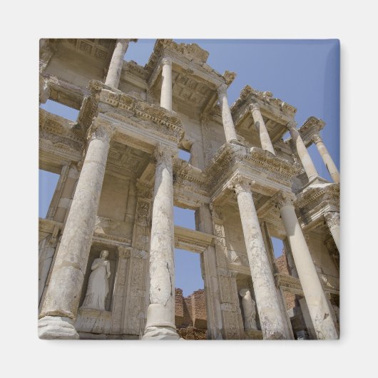 Aimant Bibliothèque de Celsus, construite en 114-117 aprè (Devant)