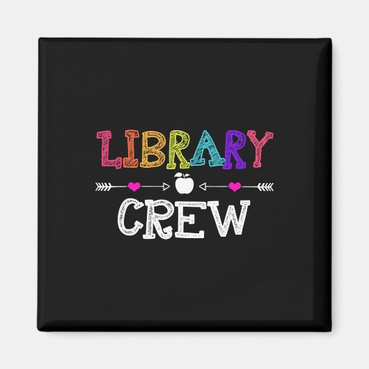 Aimant Bibliotheque Enseignant s'amuser Premier jour cade (Devant)