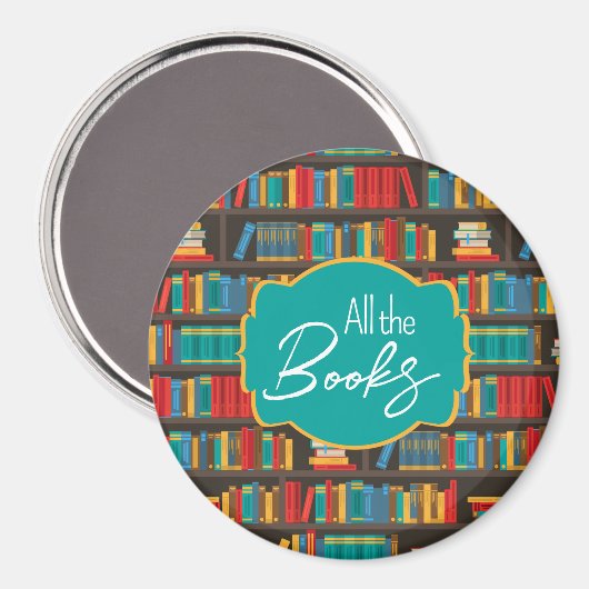 Aimant Bibliothèque Lecture amour (Recto/Verso)