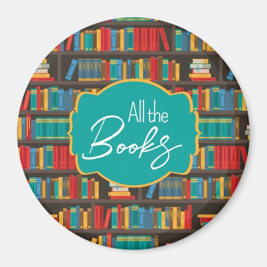 Aimant Bibliothèque Lecture amour (Devant)