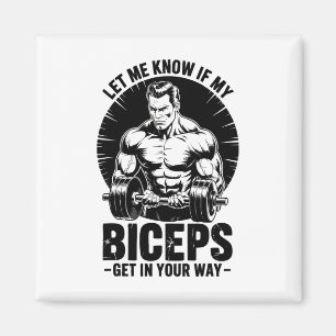 Aimant Biceps drôles Fitness Bodybuilding Musculation