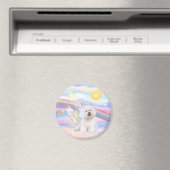 Aimant Bichon Frise Ange (In Situ (Lave-vaisselle))