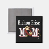 Aimant Bichon Frise Dog MOM (Recto/Verso)