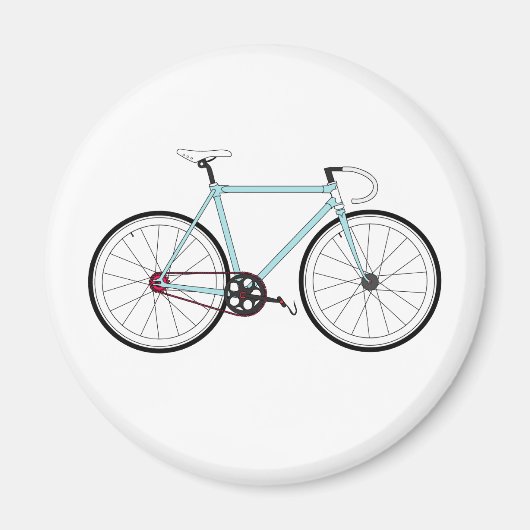 Aimant Bicycle rétro classique (Devant)