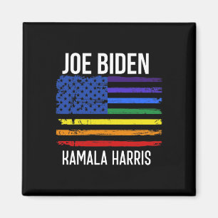 Aimant Biden Kamala Harris 2020 Rainbow Us Drapeau Lgbt E