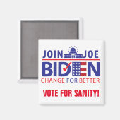 AIMANT BIDEN POUR LE PRÉSIDENT ! (Recto/Verso)