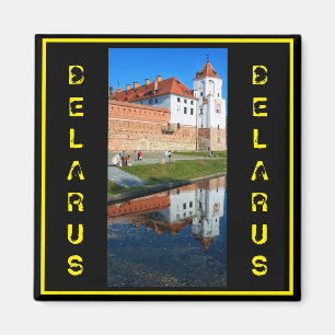 Aimant Biélorussie Беларусь Architecture du château de Mi