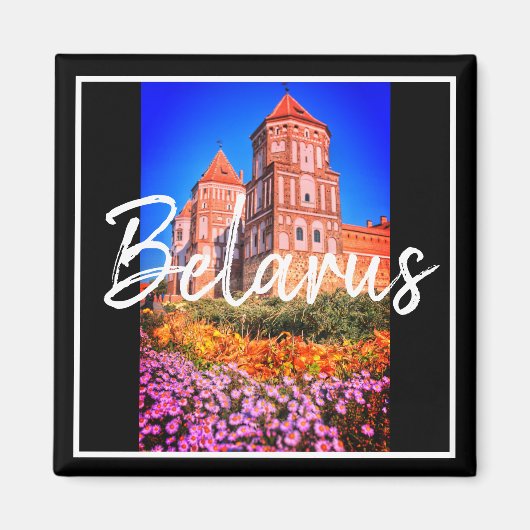 Aimant Biélorussie Architecture du château de Mir Nature  (Devant)