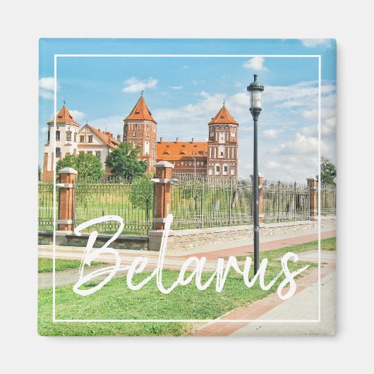 Aimant Biélorussie Architecture du château de Mir Nature  (Devant)