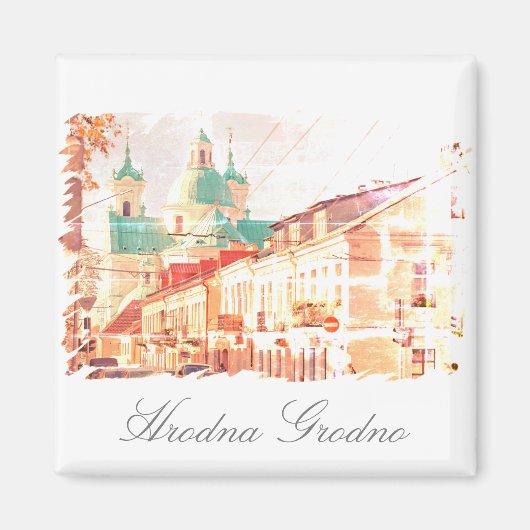 Aimant Biélorussie Hrodna Grodno (Devant)
