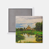 Aimant Biélorussie Lida Cityscape (Recto/Verso)