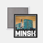 Aimant Biélorussie Minsk Architecture Cityscape (Recto/Verso)