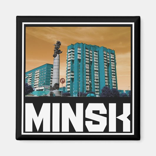 Aimant Biélorussie Minsk Architecture Cityscape (Devant)