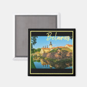 Aimant Biélorussie Palais de Nesvizh Architecture Nature  (Recto/Verso)