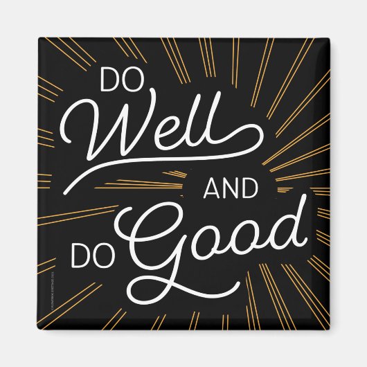 Aimant Bien faire bien motiver (Devant)