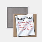 Aimant Bien sûr que je travaille (Recto/Verso)