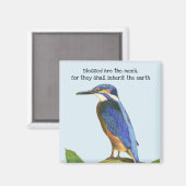 Aimant Bienheureux sont les Meek Kingfisher (Recto/Verso)