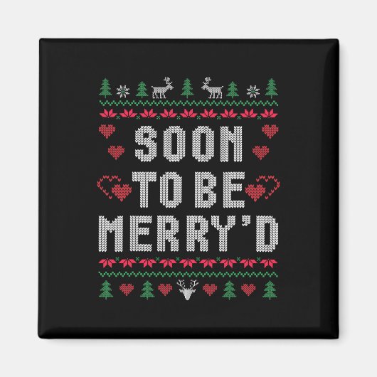 Aimant Bientôt Être Joyeux Couples Engagés Qui Correspond (Devant)