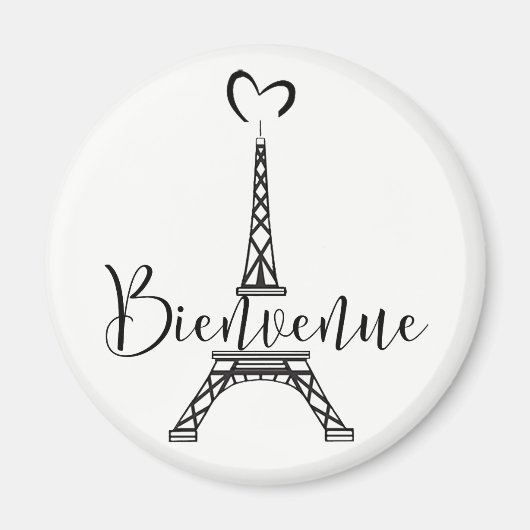 Aimant "Bienvenue" (Devant)