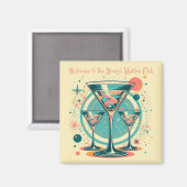 Aimant Bienvenue À Atomic Martini Club Triple Play (Recto/Verso)