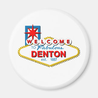 Aimant Bienvenue à Denton, Texas !
