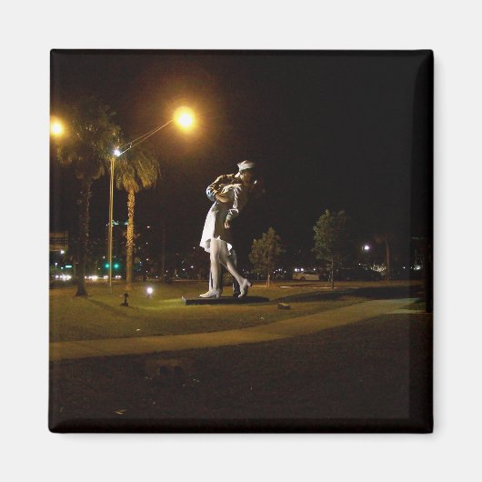 Aimant Bienvenue à la maison, marin (Devant)