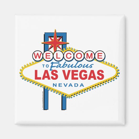 Aimant Bienvenue à Las Vegas (Devant)