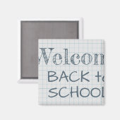 Aimant Bienvenue à l'école (Recto/Verso)