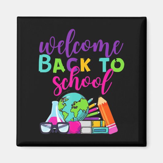 Aimant Bienvenue À L'École (Devant)