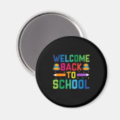 Aimant Bienvenue À L'École (Recto/Verso)