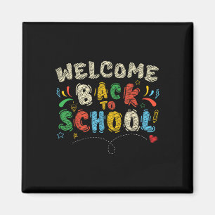 Aimant Bienvenue à l'école Premier Jour De Classe Enseign