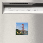 Aimant Bienvenue à San Francisco - Golden Gate Bridge (In Situ (Lave-vaisselle))