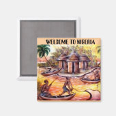 AIMANT BIENVENUE AU NIGERIA (Recto/Verso)