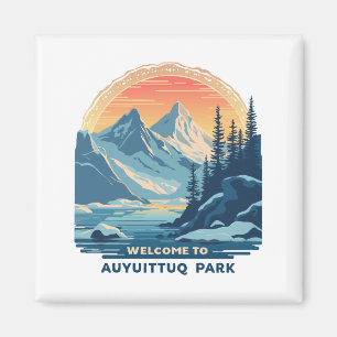 Aimant Bienvenue au parc national canadien Auyuittuq